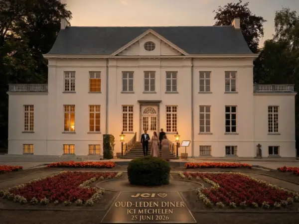 Oud leden diner JCI Mechelen in kasteel Sint-Michiels